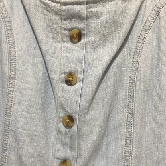 Chambray Blue Romper - Picture 2 of 2